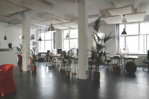 open concept office after cleaning